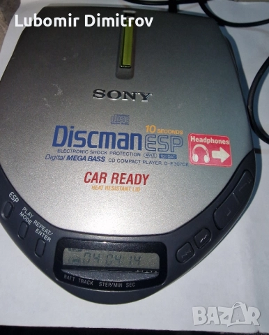 Преносим CD плейър Sony Discman D-e307ck , снимка 5 - CD дискове - 52445291