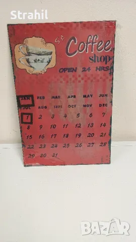 Метални табели за бар и сладкарница , снимка 5 - Декорация за дома - 48935729