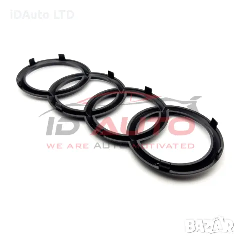 Емблема предна или задна емблема Ауди Audi A5, A4 A7 A8, черен гланц, снимка 4 - Аксесоари и консумативи - 47450878