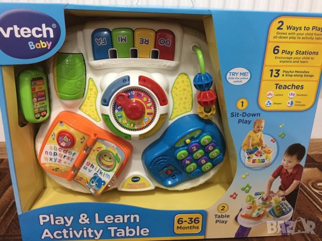 НОВА! Vtech Музикална Занимателна Маса, снимка 2 - Играчки за стая - 35129182
