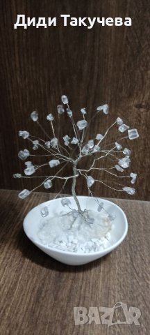 Дърво на живота, късмета, любовта от естествени камъни. Фън Шуй. , снимка 2 - Декорация за дома - 16388161