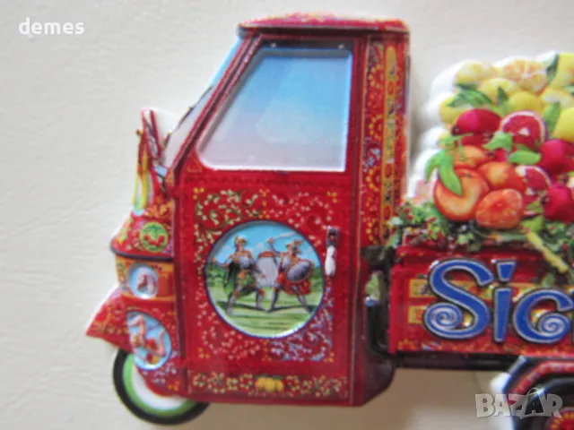 Магнит от Сицилия, Италия, снимка 4 - Колекции - 48005380