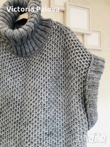 Овърсайз блуза-елек-рокля MARKS&SPENSER, снимка 4 - Блузи с дълъг ръкав и пуловери - 27014967