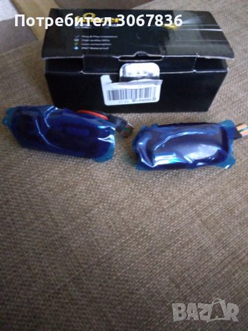 Черни лед динамични мигачи за калника на Ауди А3, А4, А6 и др., снимка 4 - Аксесоари и консумативи - 38496997