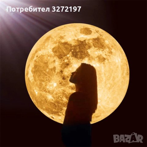 Ново! Usb Led Прожекционна лампа Луна, Проектор Led Нощна светлина за Декорация на стена. , снимка 10 - Прожектори - 40439536