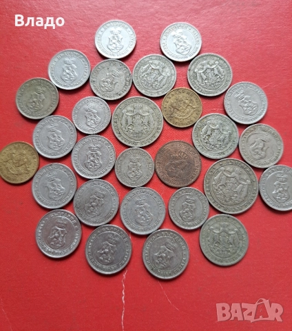 Лот стари български царски монети , снимка 3 - Нумизматика и бонистика - 52339528