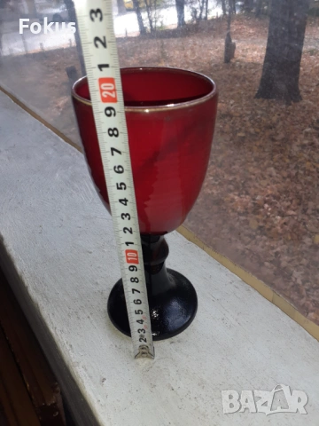 Гоблет чаша за вино глазирана немска керамика Невероятен, снимка 5 - Антикварни и старинни предмети - 53408528