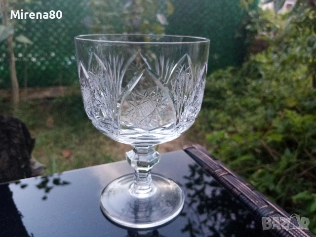 Кристален сервиз за вино - Сливен, снимка 3 - Сервизи - 53343108