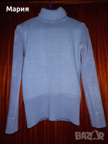 Пуловер с висока яка, снимка 2 - Блузи с дълъг ръкав и пуловери - 53515581