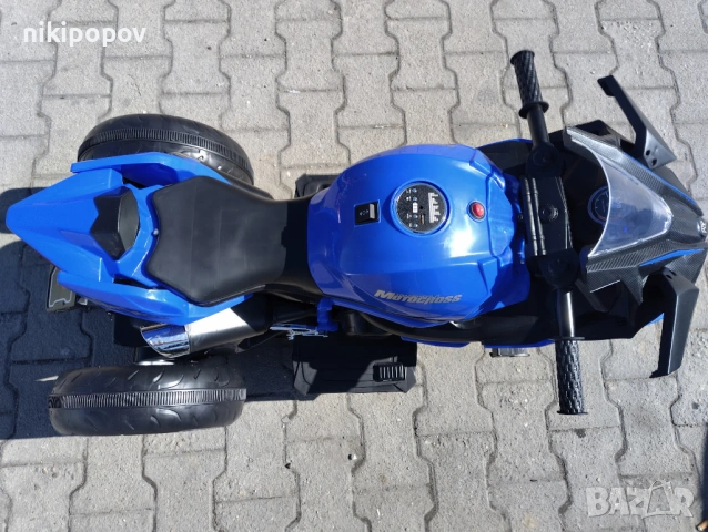 KAWASAKI акумулаторен мотор NINJA син, снимка 2 - Детски велосипеди, триколки и коли - 53569664