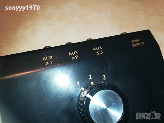 soundlab con 31-3way audio selector-внос germany 1005212031, снимка 6 - Ресийвъри, усилватели, смесителни пултове - 32829906
