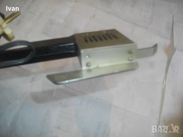 25 ВАТА РУСКА СССР ЕЛЕКТРИЧЕСКА ЛЕПАЧКА ЗА ПОЛИЕТИЛЕНОВО ФОЛИО СТАРО КАЧЕСТВО ПОЧТИ НОВА ОТЛИЧНА, снимка 9 - Други инструменти - 48788516