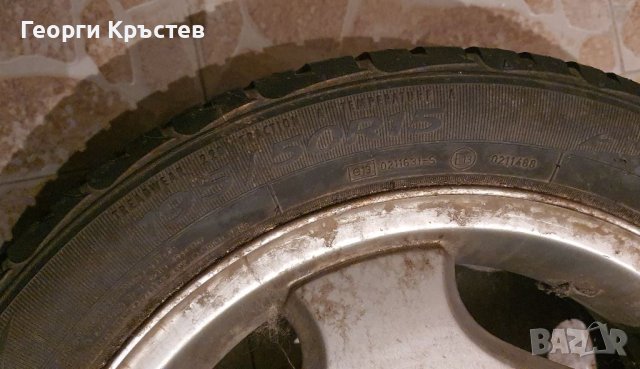 Mercedes джанти(3 бр.-15") с 2 бр. летни гуми SAVA, снимка 7 - Гуми и джанти - 40564435