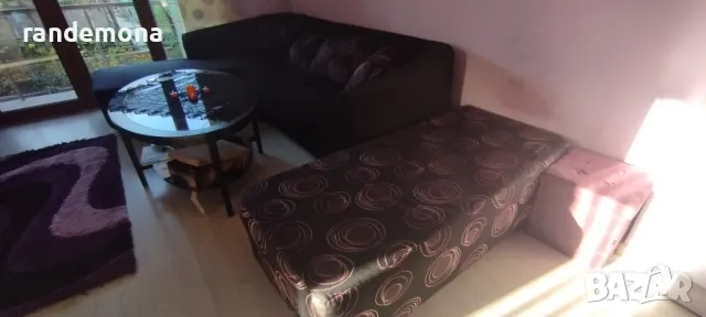 ъглов диван 3 части + възглавници, снимка 3 - Дивани и мека мебел - 47634662