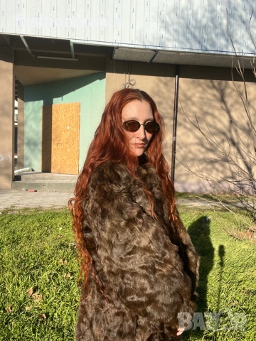 Невероятно палто от естествена кожа - заек. Vintage. , снимка 3 - Палта, манта - 53271450