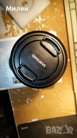 Обектив Samyang 35mm F1.4 AF за Sony FE фул фрейм, снимка 2 - Обективи и филтри - 53216892