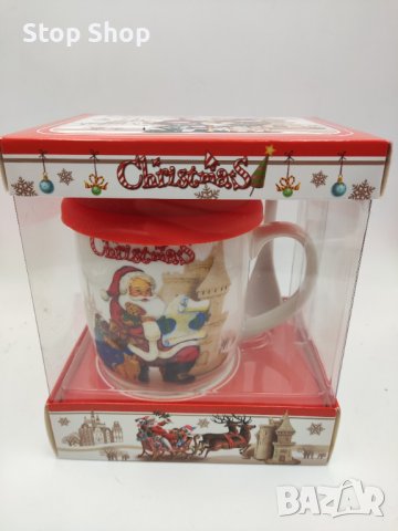 Термо коледна чаша 15х13х10, снимка 2 - Чаши - 43018034