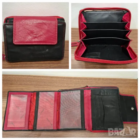 ЕСТЕСТВЕНА КОЖА Портмоне-13/9 см, снимка 1