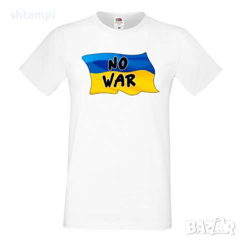 Мъжка тениска No War Ukrainian Flag спасете Украйна, спрете войната,, снимка 5 - Тениски - 37214113