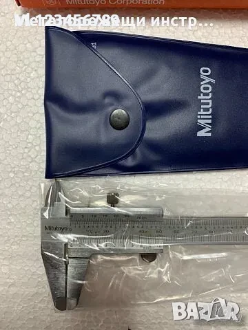 Mitutoyo-шублер двустранен, дълбокомер, / 0-150 mm, снимка 4 - Шублери - 50823837