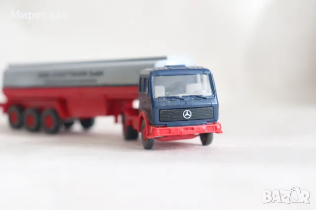 WIKING H0 1/87 MERCEDES КАМИОН МОДЕЛ КОЛИЧКА ЦИСТЕРНА, снимка 4 - Колекции - 49554173