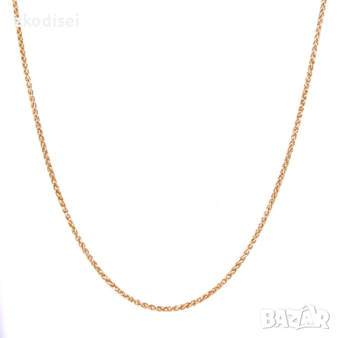 Златен синджир 4,38гр. 50,0см. 14кр. проба:585 модел:36395-1, снимка 2 - Колиета, медальони, синджири - 53046228