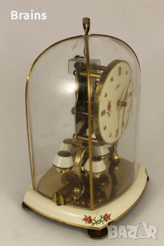 SCHATZ 400 Дневен Немски Механичен Часовник 1950's, снимка 5 - Антикварни и старинни предмети - 53302794