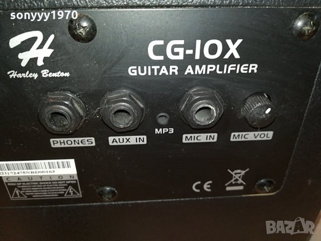 ПОРЪЧАНО-harley benton cg10x guitar amplifier-внос france 0805212100, снимка 16 - Ресийвъри, усилватели, смесителни пултове - 32805513