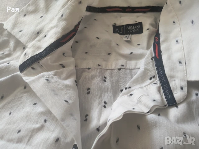 Мъжка риза Armani Jeans , снимка 4 - Ризи - 51206875