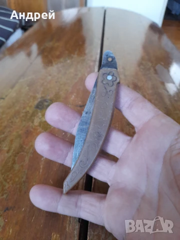 Стар джобен нож,ножче,ножка #123, снимка 2 - Други ценни предмети - 51170859