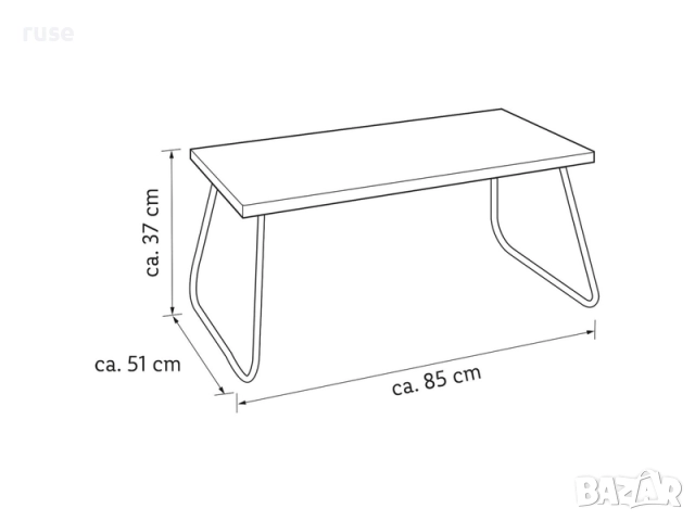 НОВИ! Градински комплект маса с пейка и два стола, снимка 8 - Градински мебели, декорация  - 52400124