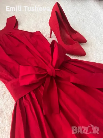 Дамска рокля PHILIPP PLEIN в червено, снимка 7 - Рокли - 48248580