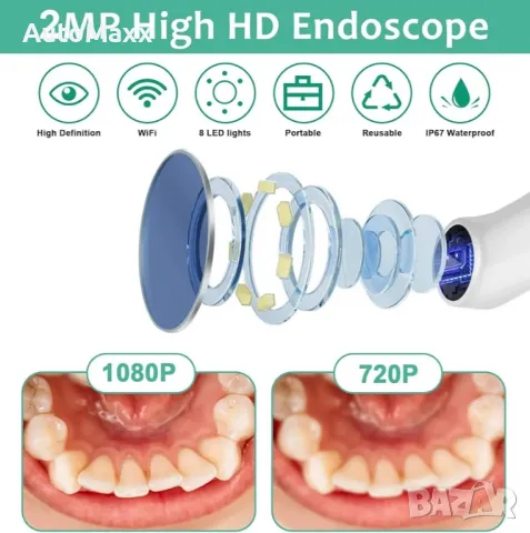 Безжична WiFi HD дентална интраорална камера , снимка 4 - Друга електроника - 49799495