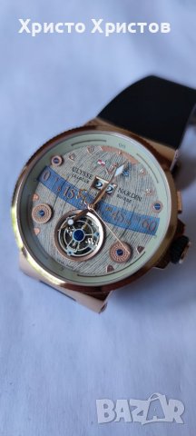 Мъжки луксозен часовник Ulysse Nardin Lelocle Suisse Marine Chronometer , снимка 5 - Мъжки - 36909763