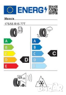 175/55 R15 77T 4бр зимни гуми DOT 2122 на 500км Maxxis WP-05 Arctictrekker , снимка 2 - Гуми и джанти - 40237229