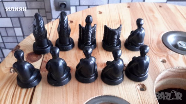 Пластмасови фигури за шах имат забележки и липси, на бялите липсва царя и на една пешка няма глава, , снимка 6 - Шах и табла - 36741201