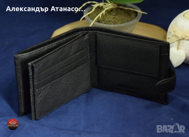 Персонализирано мъжко портмоне от италианска естествена кожа, снимка 5 - Портфейли, портмонета - 33484385