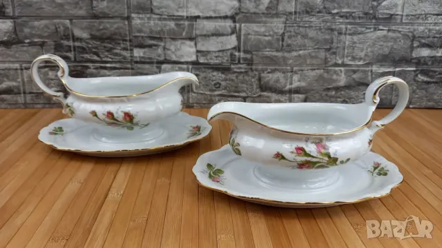 Сервиз за хранене с рози - Johann Haviland, снимка 8 - Сервизи - 49680084