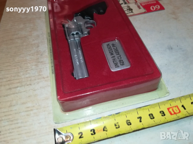 SMITH & WESSON-МЕТАЛЕН РЕВОЛВЕР ВНОС GERMANY 0709251057LCHERY, снимка 14 - Колекции - 51631049