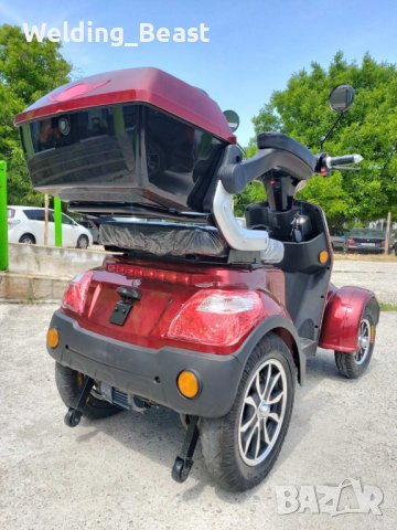 Електрическа Четириколка Famozna LUX 1500W/60V/20Ah - Червена , снимка 5 - Мотоциклети и мототехника - 39295802