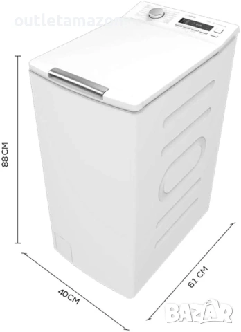 пералня с горно зареждане cecotec Bolero 8 кг., снимка 9 - Перални - 53356383