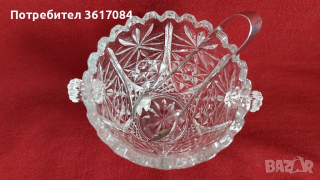 Кристален съд за лед, снимка 4 - Чаши - 40566929