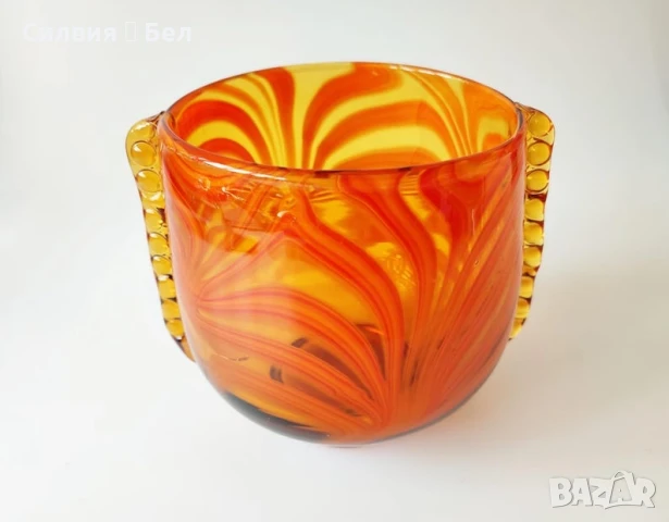 Ваза/Купа/Арт стъкло, снимка 8 - Вази - 50942889