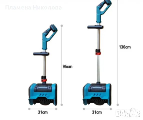 Преносим акумулаторен ротор за сняг - Вашият незаменим помощник през зимата!, снимка 2 - Други инструменти - 48659070