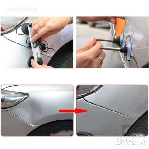 Комплект за изправяне на вдлъбнатини на автомобил, снимка 3 - Аксесоари и консумативи - 37659410