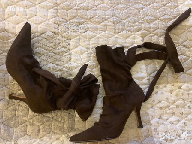 Ботуши, боти 36 номер от плат, снимка 2 - Дамски ботуши - 52913233