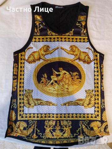 Чисто Нов Разкошен Потник Versace Unisex Еднакъв за Двата Пола