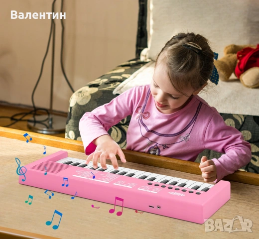 Детско пиано с 37 клавиша Costway, снимка 3 - Музикални играчки - 53160453