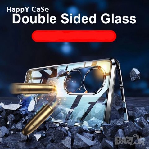 Honor Magic 4 Lite 5G / Huawei Nova 9 SE / Honor X8 / Двоен 360 градуса магнитен кейс калъф