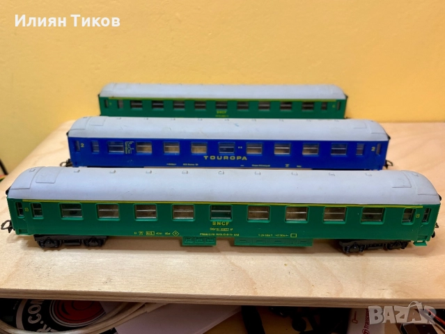 Пътнически вагони HO 1:87 Tempo Yugoslavia влак, снимка 2 - Влакчета, самолети, хеликоптери - 52713285